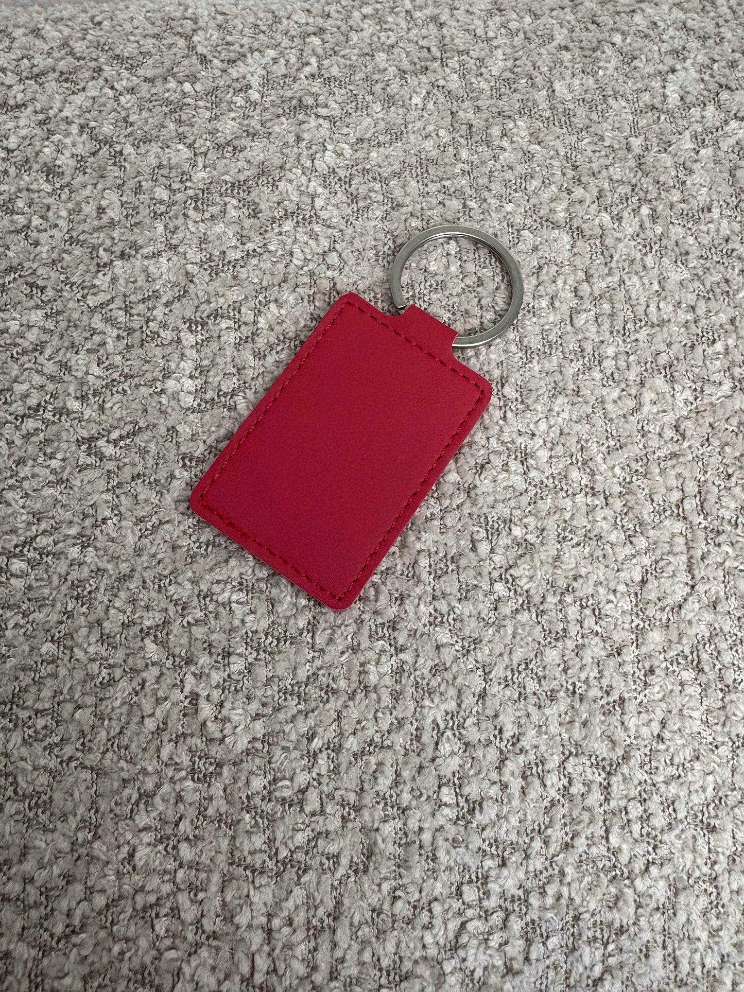 Porte clé en simili cuir Vierge