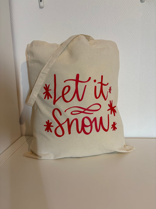Tote bag « Let it snow »