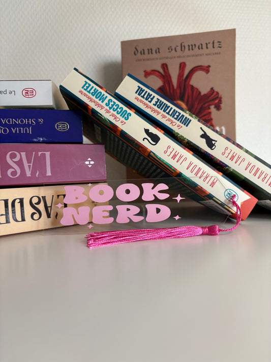 Marque page « Book Nerd »