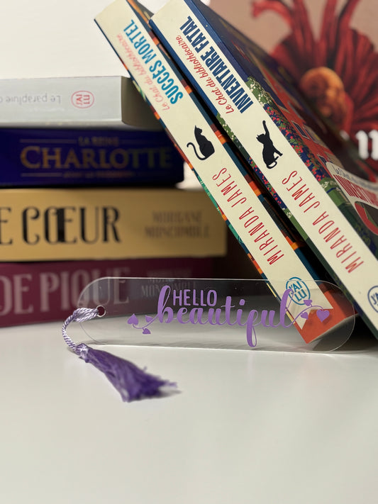 Marque page « Hello Beautiful »