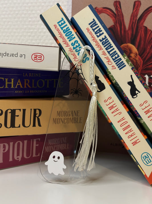 Marque page Fantôme et araignée
