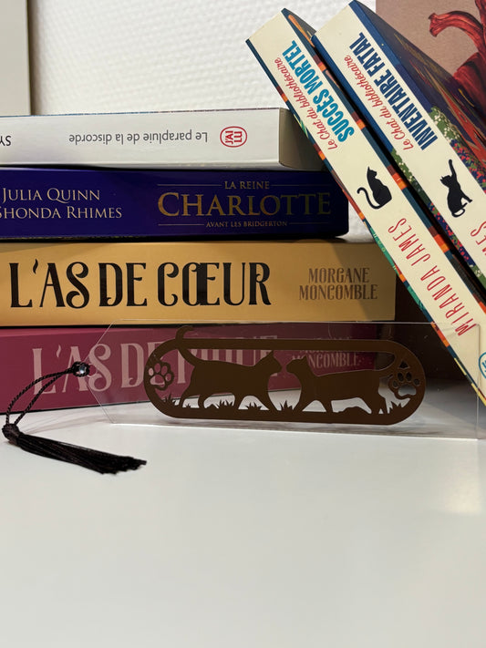 Marque page Silhouette Chats
