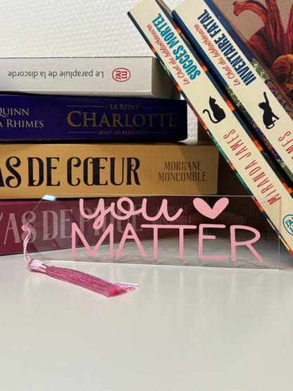 Marque page « You Matter »