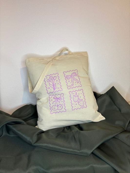 Tote bag Timbres